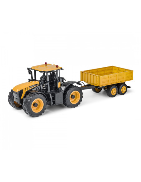 Tracteur JCB + remorque 1/16 ème radiocommandé RTR