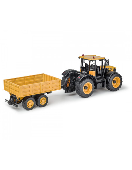 Tracteur JCB + remorque 1/16 ème radiocommandé RTR