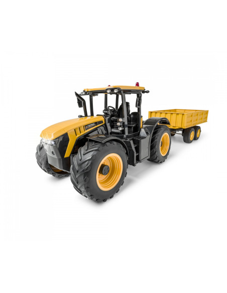 Tracteur JCB + remorque 1/16 ème radiocommandé RTR