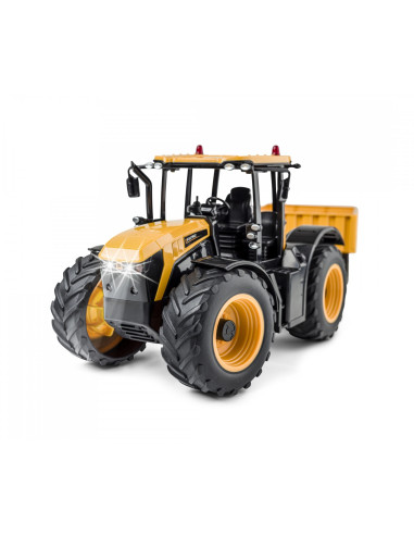Tracteur JCB + remorque 1/16 ème radiocommandé RTR