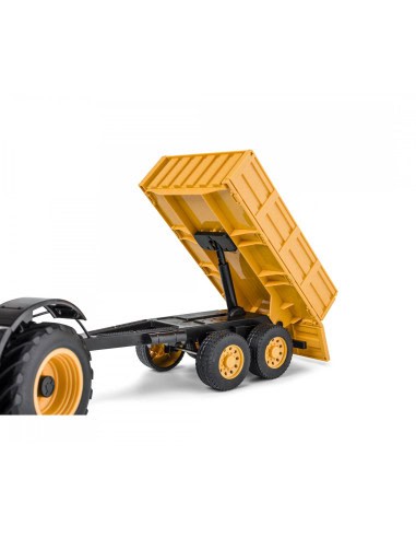 Tracteur JCB + remorque 1/16 ème radiocommandé RTR