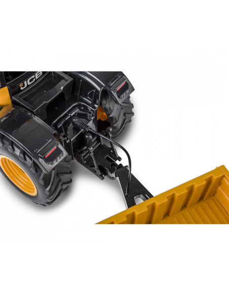 Tracteur JCB + remorque 1/16 ème radiocommandé RTR