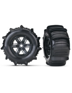 Roues avec pneus Pelle ( x2) monté collé X-MAXX 2