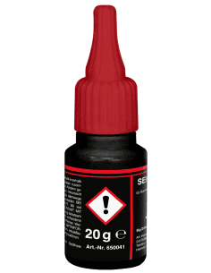 Colle cyano • bouchon à vis aiguille • 20g • viscosité faible 2