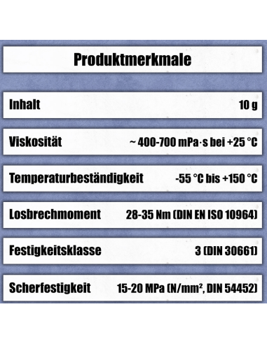 Frein filet haute résistance 10g