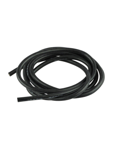 Câble silicone 2,5mm² x 1.000mm noir