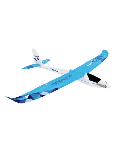 Planeur Alpha 1500 V2 Bleu PNP