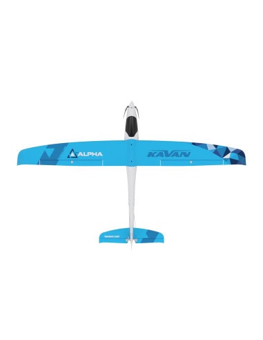 Planeur Alpha 1500 V2 Bleu PNP