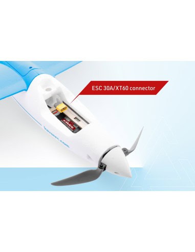 Planeur Alpha 1500 V2 Bleu PNP