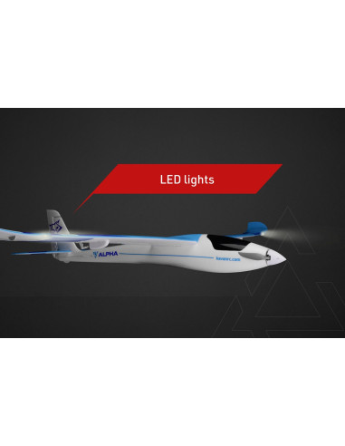 Planeur Alpha 1500 V2 Bleu PNP