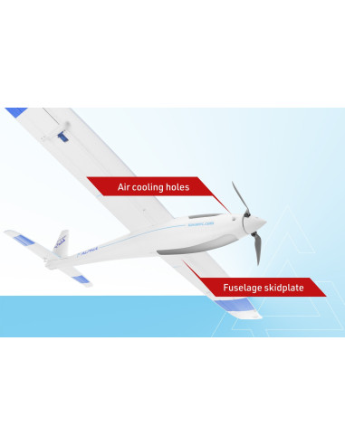 Planeur Alpha 1500 V2 Bleu PNP