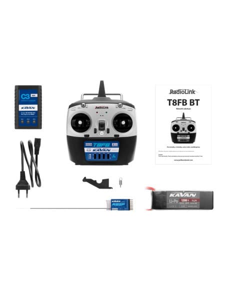 Planeur Alpha 1500 V2 Bleu PNP