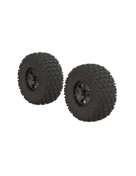 Roues assemblée et colées (x2) Fortress Sc