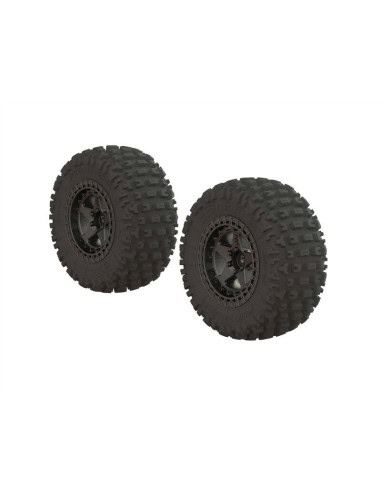 Roues assemblée et colées (x2) Fortress Sc