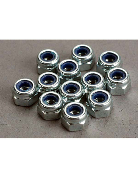 Ecrous nylstop 3mm (x12)