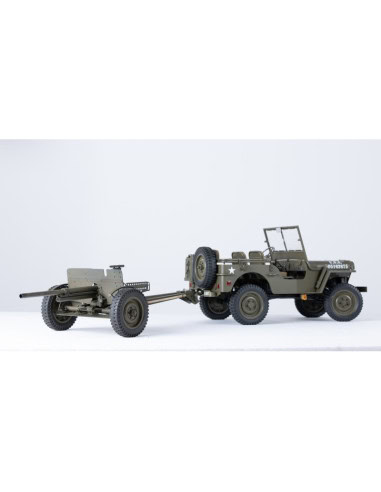 Canon anti-Tank 37mm  pour jeep 1941 1/6 ème