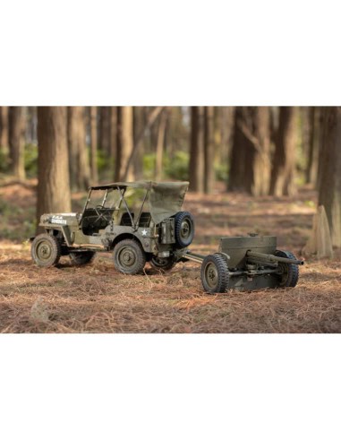 Canon anti-Tank 37mm  pour jeep 1941 1/6 ème