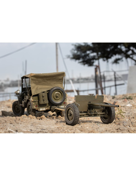 Canon anti-Tank 37mm  pour jeep 1941 1/6 ème