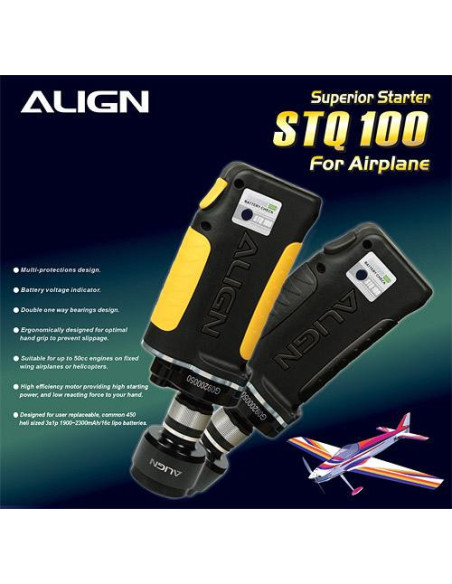 Supert démarreur avion jaune