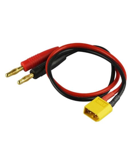 Cordon de charge avec prise Xt60 Longueur 30cm avec fils de 2,5mm²