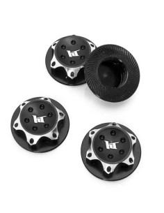 Hobbytech Ecrou borgne 17mm noir pour roues (x4) HTR