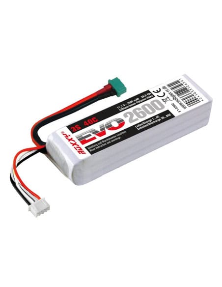 Batterie lipo 2600 MAh 3S 11,1v 40c prise Multiplex