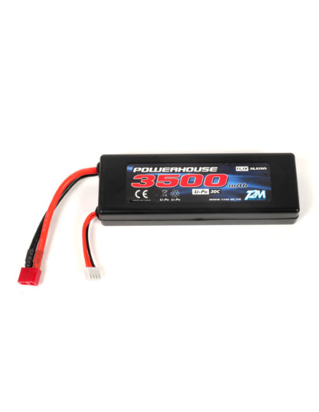Batterie lipo 3500 mAh 3S 30C prise Dean (T)