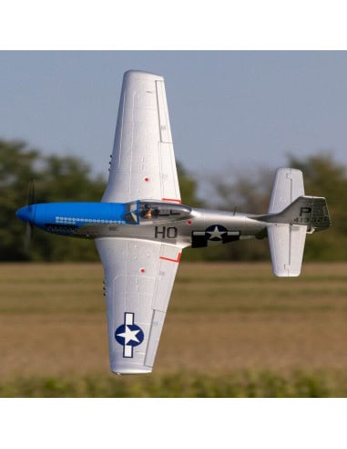 E-flite P51 D Mustang PNP  référence EFL08975 warbird radio commandé avec train rentrant