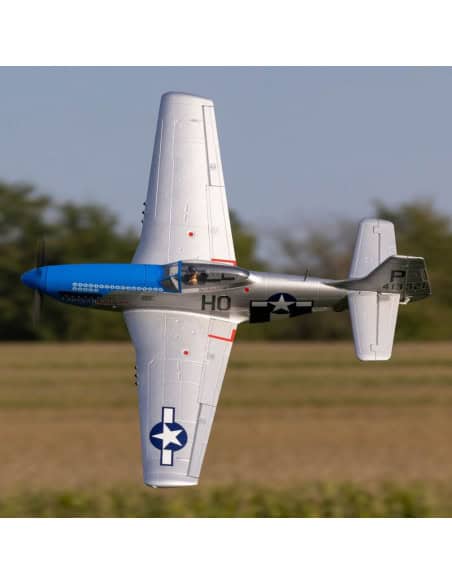 E-flite P51 D Mustang PNP  référence EFL08975 warbird radio commandé avec train rentrant