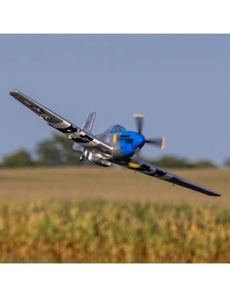 E-flite P51 D Mustang PNP  référence EFL08975 warbird radio commandé avec train rentrant