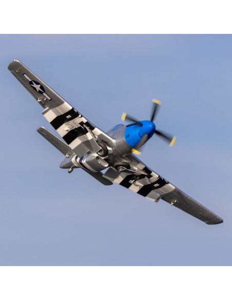E-flite P51 D Mustang PNP  référence EFL08975 warbird radio commandé avec train rentrant