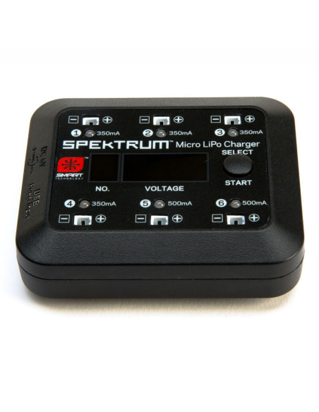 Spektrum chargeur 6 ports  1S lipo USB SPMXC1060