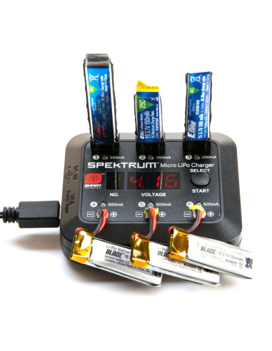 Spektrum chargeur 6 ports  1S lipo USB SPMXC1060