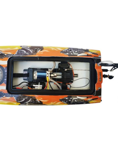 Bateau de vitesse Monster brushless avec coque Catamaran