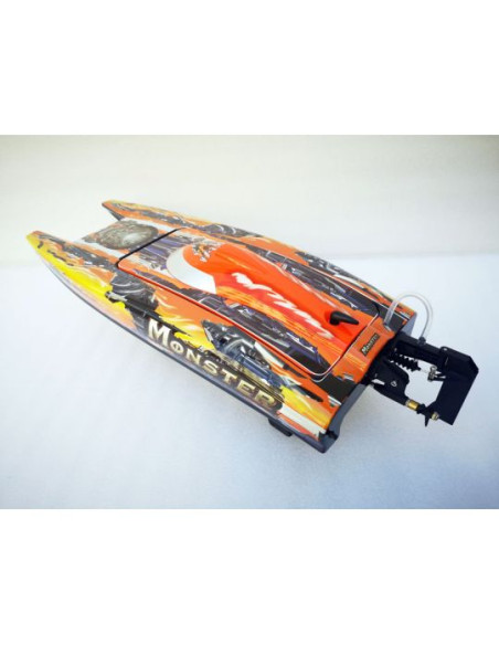 Bateau de vitesse Monster brushless avec coque Catamaran