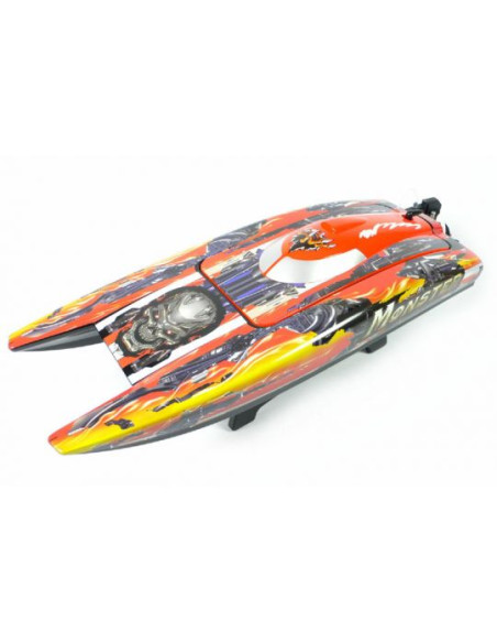 Bateau de vitesse Monster brushless avec coque Catamaran