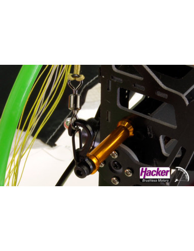 Parapente RC motorisé rouge 1,5m ARF Hacker