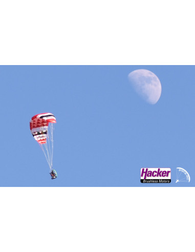 Parapente RC motorisé Jaune  1,5m ARF Hacker