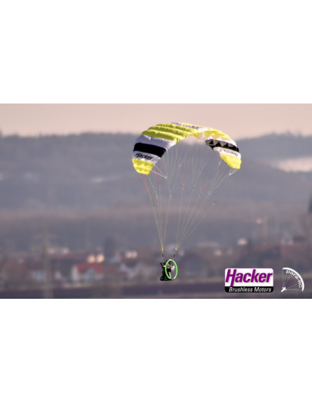 Parapente RC motorisé Jaune  1,5m ARF Hacker