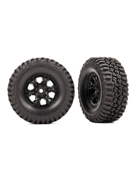 TRX-4M Roues BFGoodRich "Mud Terrain" 2,2 x 1,0" (x2)  Traxxas 9774