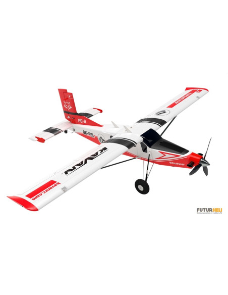 Pilatus PC-6 Porter 1,5m ARF rouge ou bleu Kavan