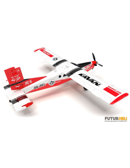 Pilatus PC-6 Porter 1,5m ARF rouge ou bleu Kavan