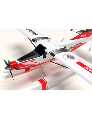 Pilatus PC-6 Porter 1,5m ARF rouge ou bleu Kavan