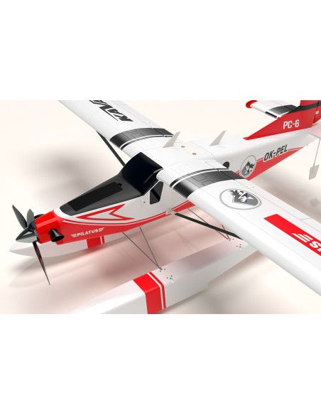 Pilatus PC-6 Porter 1,5m ARF rouge ou bleu Kavan