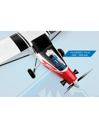 Pilatus PC-6 Porter 1,5m ARF rouge ou bleu Kavan