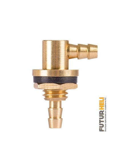 sortie de réservoir coudé pour durite