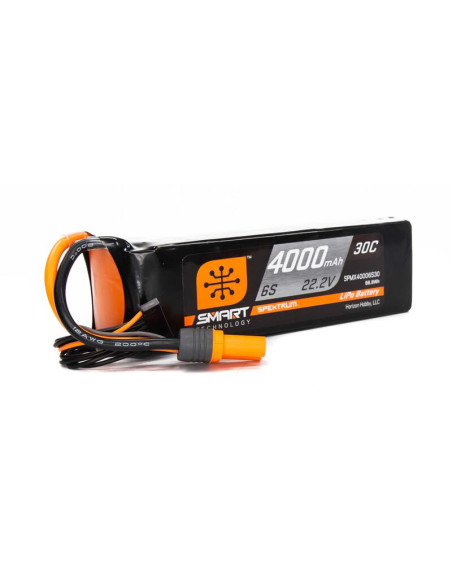 Batterie lipo 4000 mAh 6s 22,2v 30c prise IC5