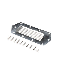 Grille d'admission en aluminium  et acier inoxydable pour...