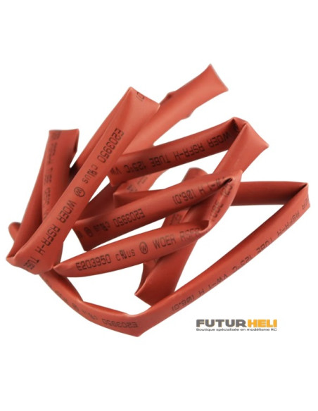 Gaine Thermoretractable  3 mm rouge 1M