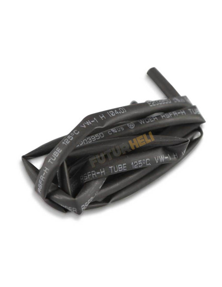 Gaine thermo 4 mm x 1M Noir